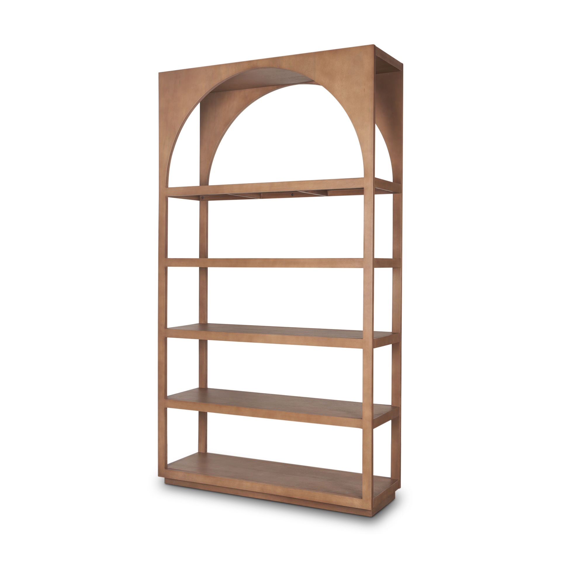 Bela-Arched-Shelving-Unit-Medium-Brown-Wood