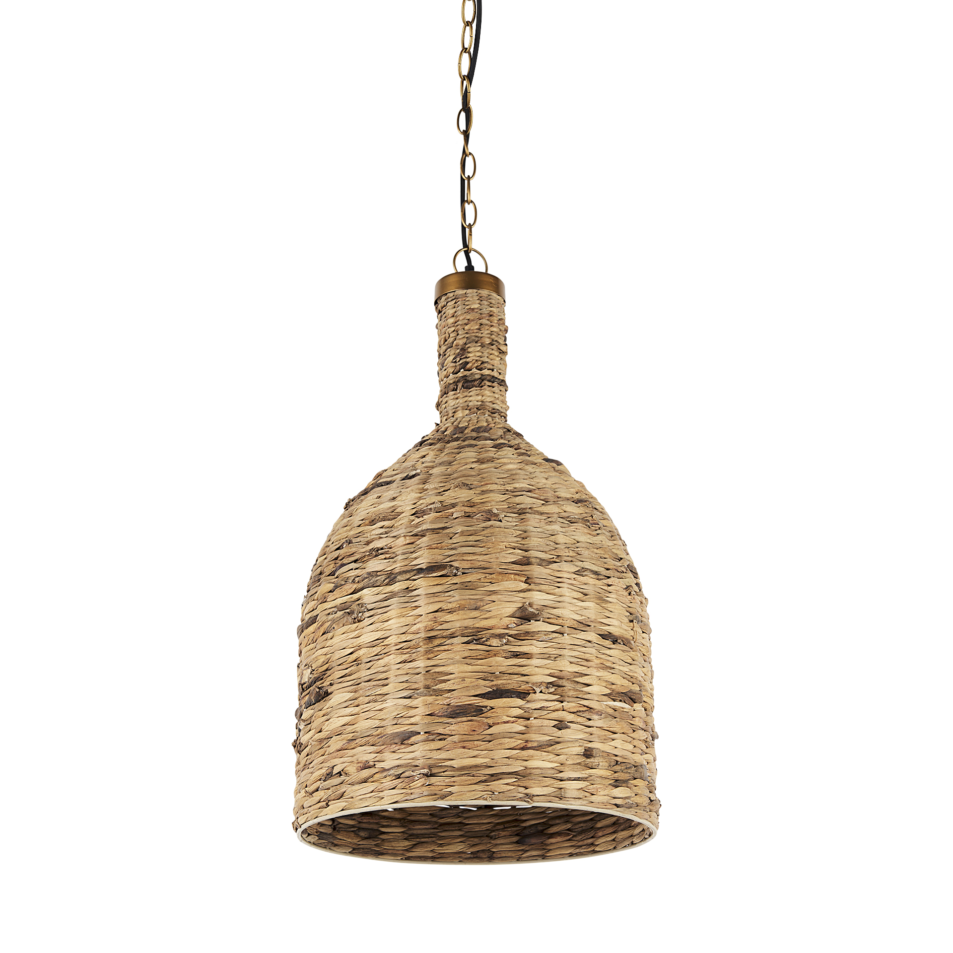 Campanile-16.0L-x-16.0W-x-27.0H-Brown-Whicker-Pendant-Light