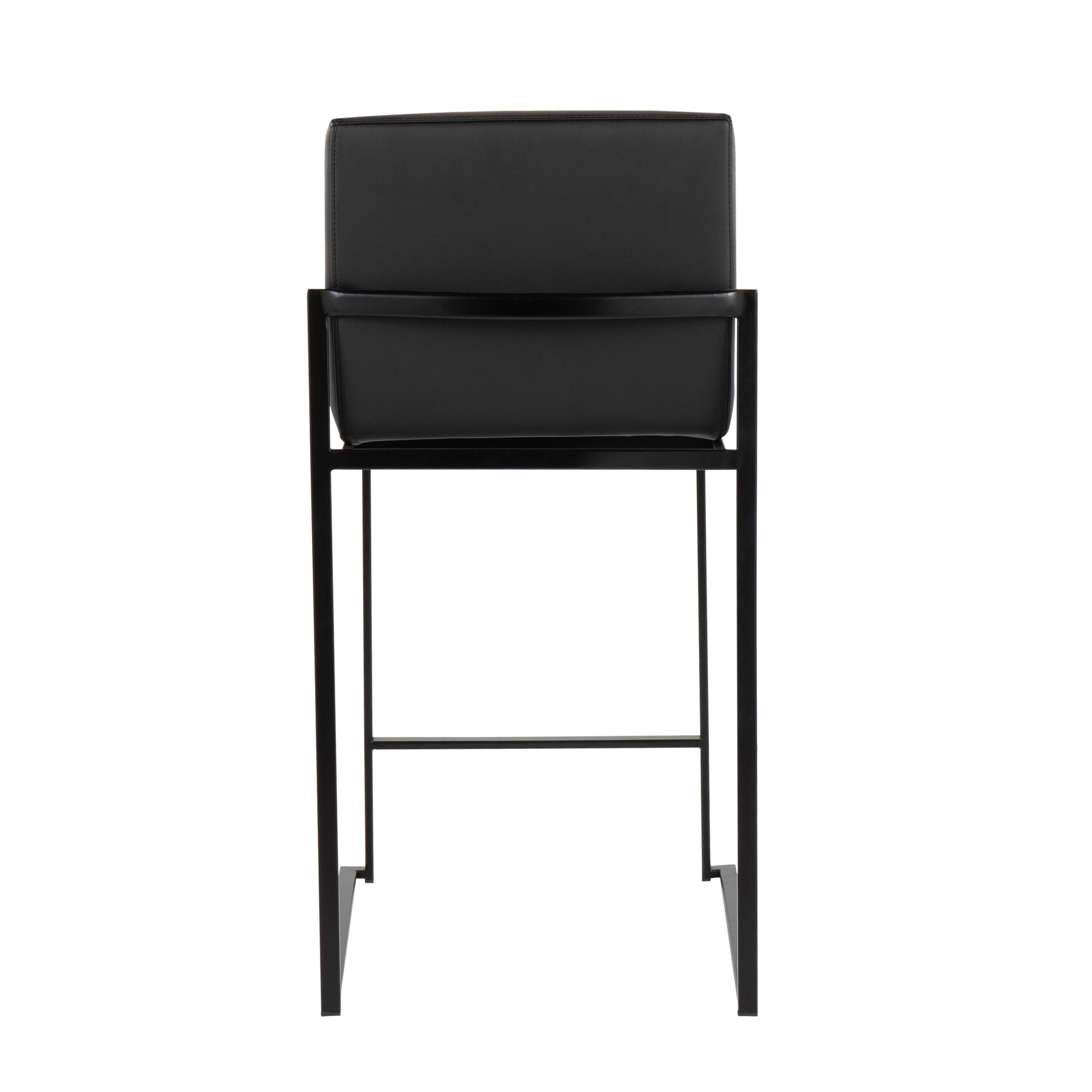 Fuji-Black-Steel-Contemporary-High-Back-Counter-Stools-Set-of-2-4