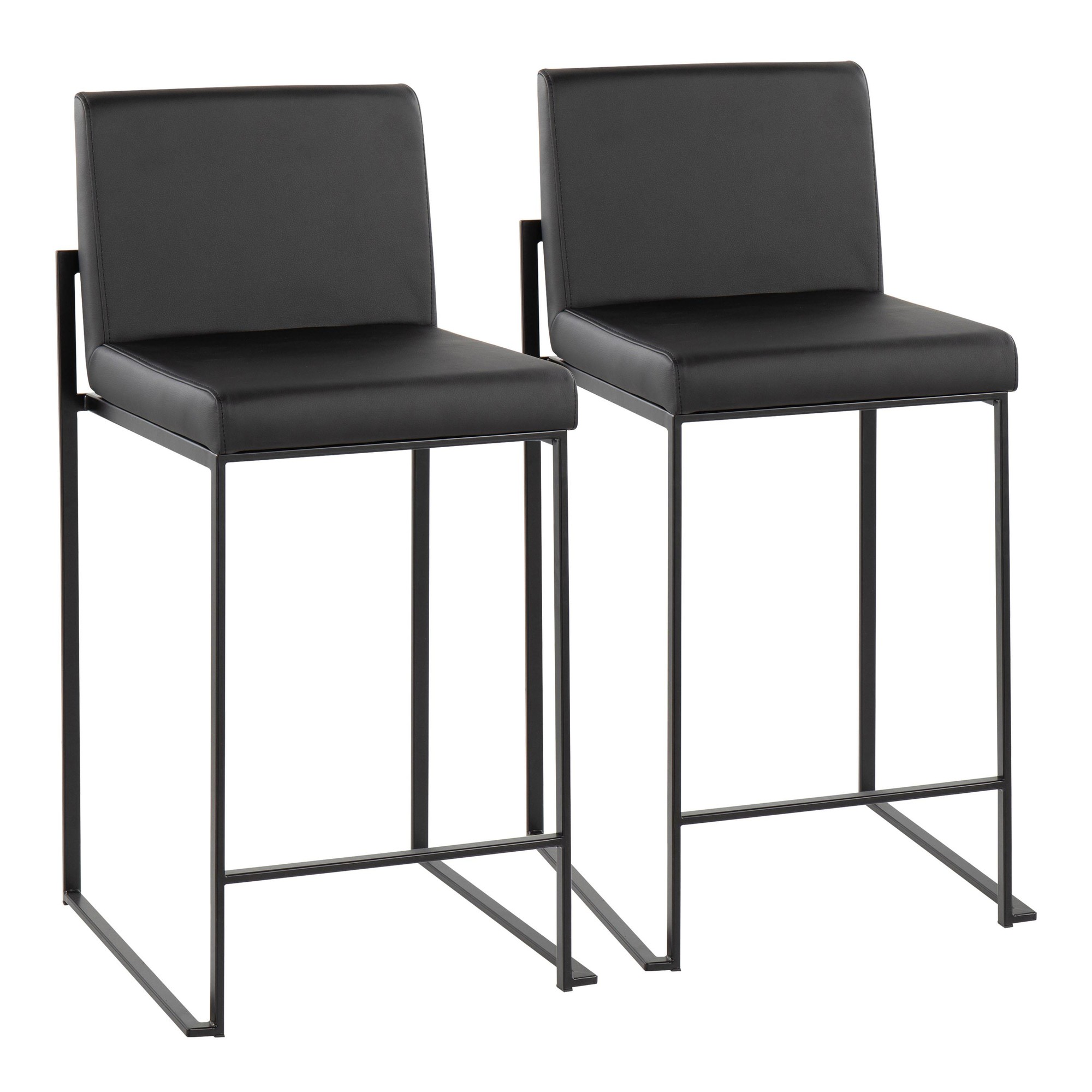 Fuji-Black-Steel-Contemporary-High-Back-Counter-Stools-Set-of-2