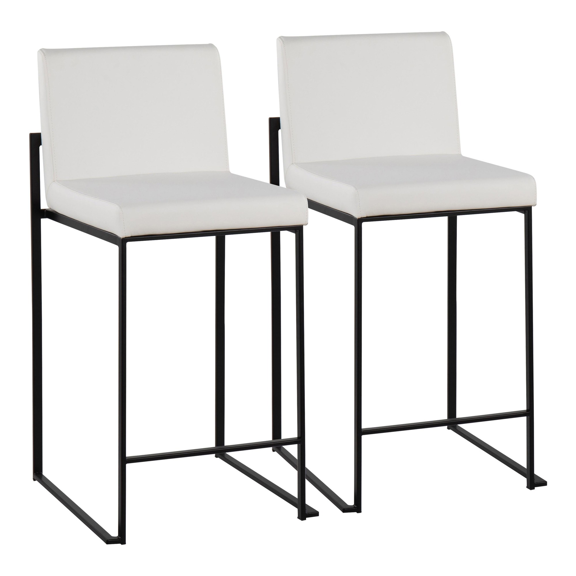 Fuji-Black-Steel-White-Faux-Leather-Contemporary-Counter-Stools-Set-of-2