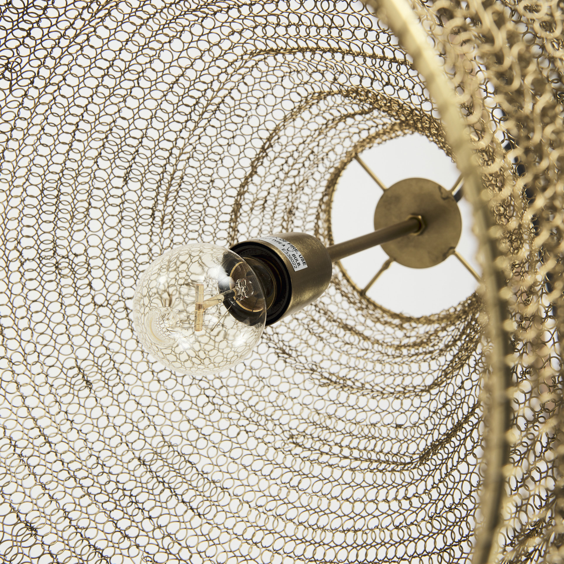 Halycon-16.0L-x-16.0W-x-20.0H-Gold-Mesh-and-Iron-Pendant-Light-8