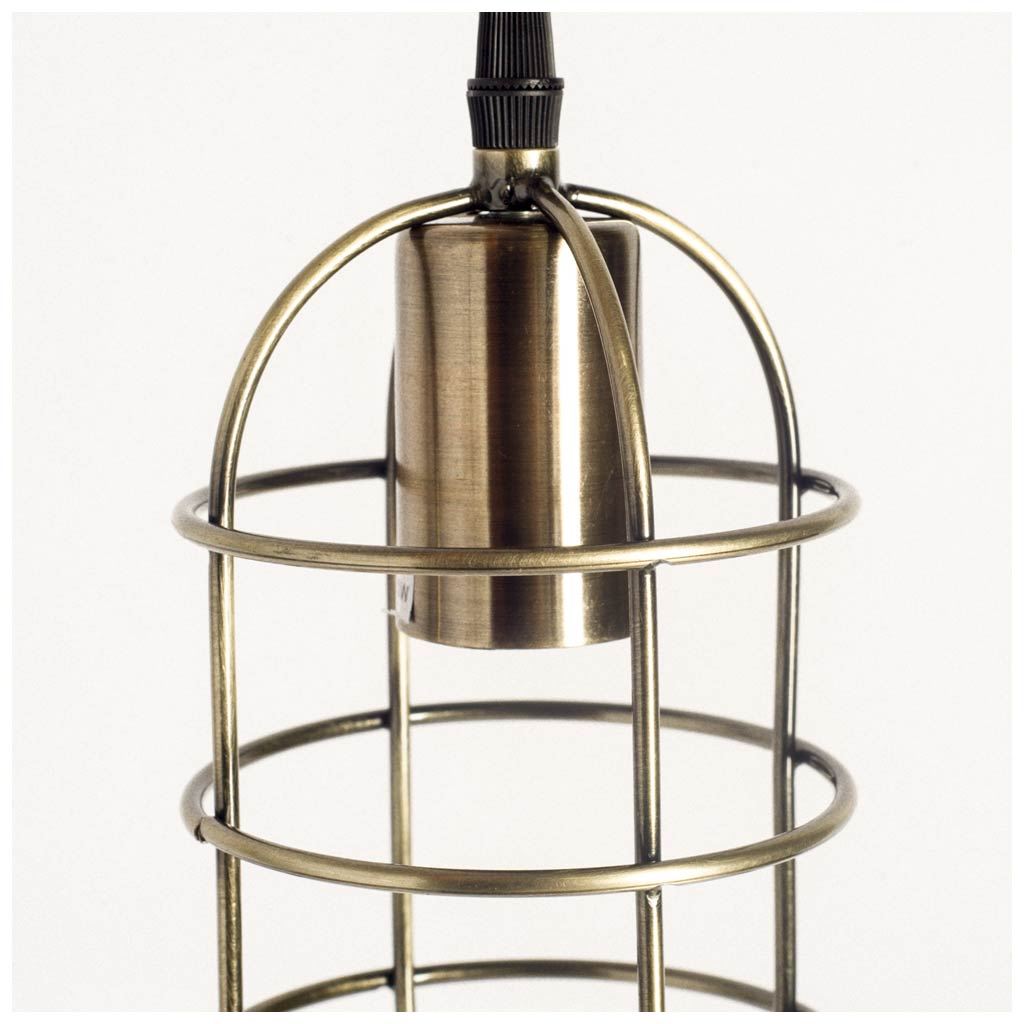 Hines-I-4×8-Antiqued-Brass-Metal-Cage-Pendant-Light-1