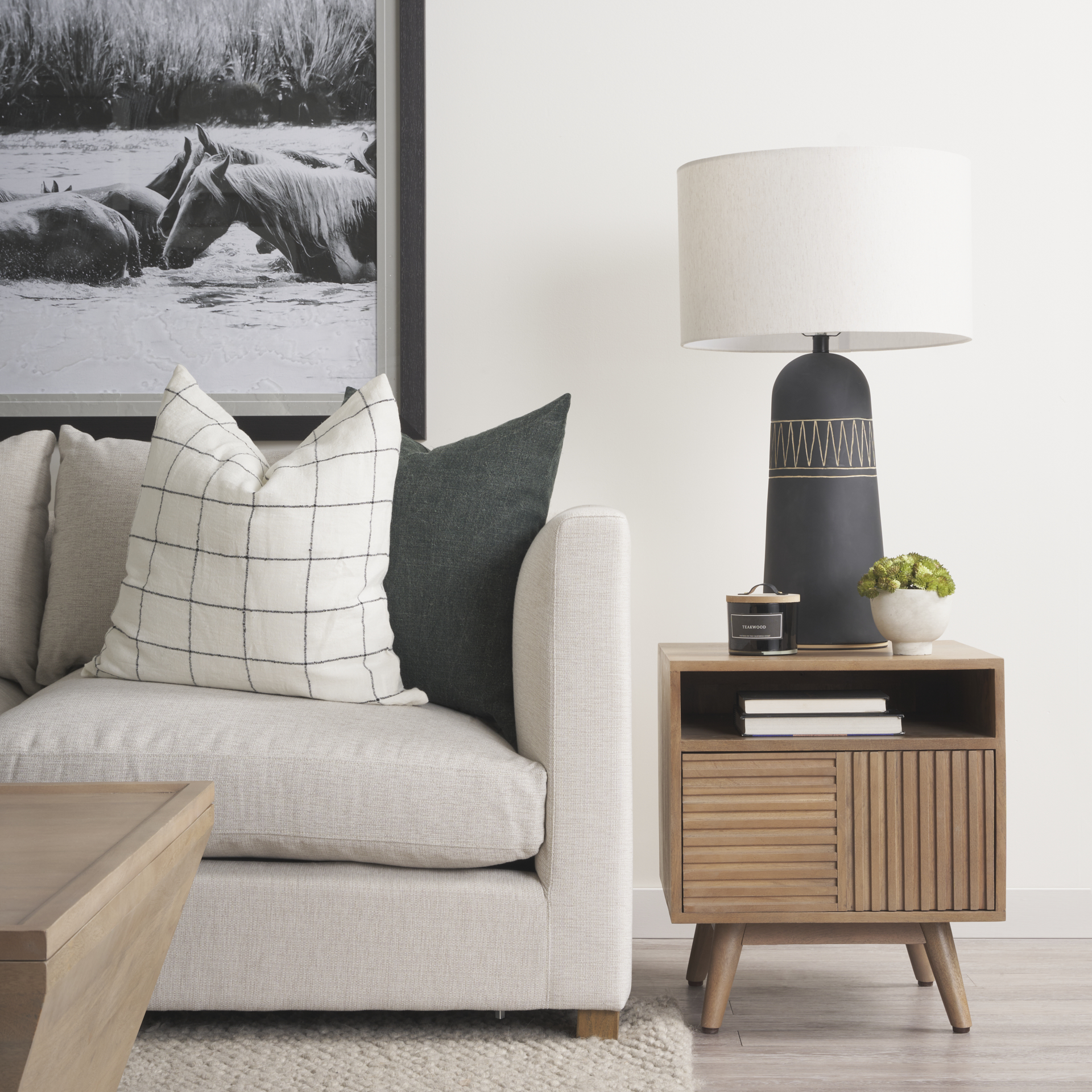 Javier-18.0L-x-18.0W-x-30.75H-Black-Base-WCream-Fabric-Shade-Table-Lamp-4