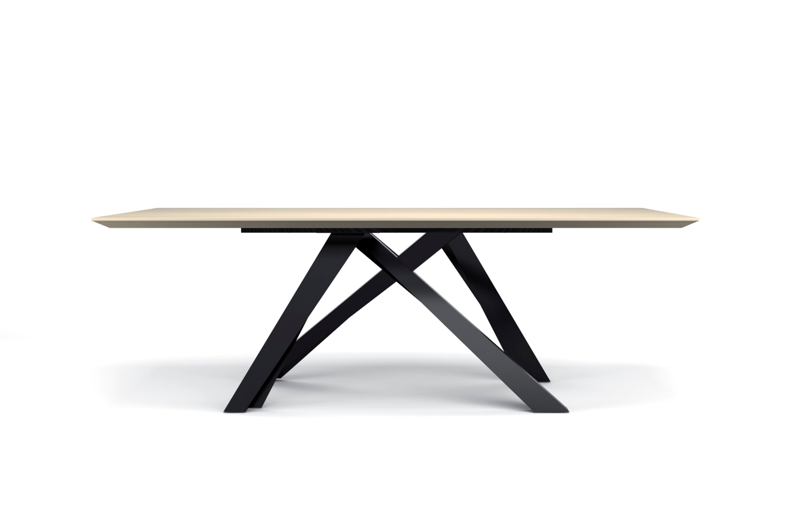 SHIBUYA-Oak-Dining-Table-Black-Steel-Gum-Tree-Metal-1